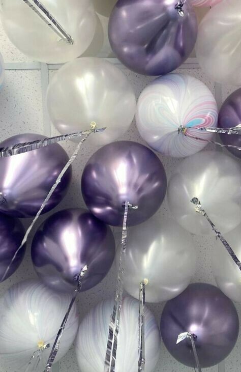 Шары под потолок с дождиком (цвета на выбор)