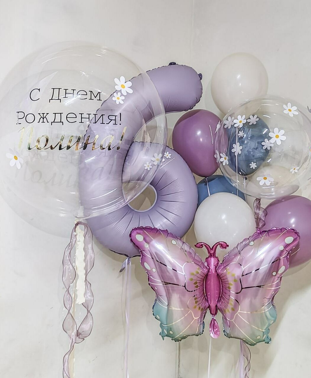 СНабор шаров с бабочкой 1